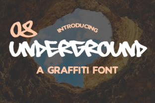 08 Underground: A Bold, Legible Graffiti Font