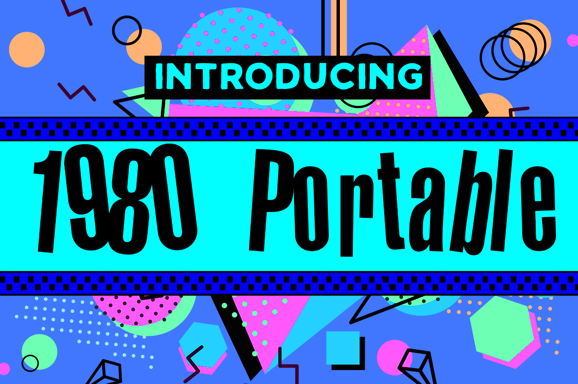 1980 Portable: A Retro Revival in Typography