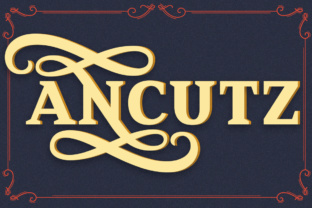 Ancutz: Elegant, Versatile Display Font