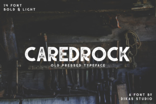 Caredrock: A Vintage Font for Modern Design Workflows