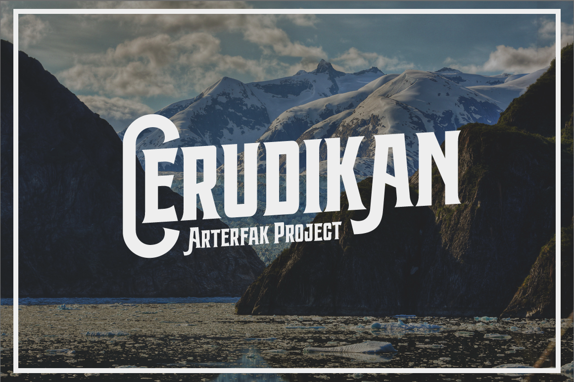 Cerudikan: A Bold, Retro-Inspired Display Font