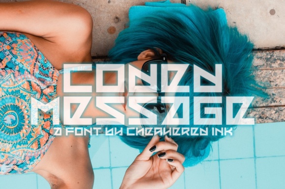Coded Message: A Futuristic Font for Modern Design