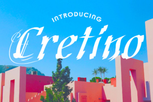 Cretino: A Stylish Script for Retro-Inspired Design