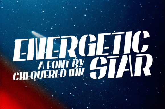 Energetic Star: A Bold Font for Science Fiction Enthusiasts