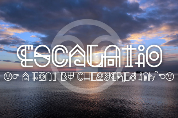 Escalatio: A Bold Font for Unconventional Design Needs