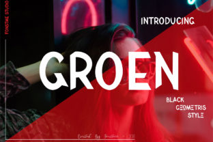 Groen: A Modern, Geometric Display Font for Distinctive Design