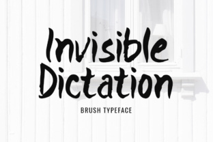 Invisible Dictation: The Bold, Versatile Font That Demands Attention