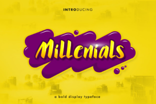 Millenials: A Bold Font for Modern Design