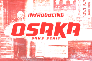 Osaka: A Bold, Manga-Inspired Font for Creative Projects