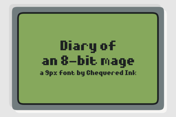 The Evolution of Retro Aesthetics: Diary of an 8-bit Mage and the 9px Bitmap Font