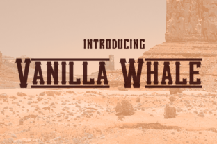 Vanilla Whale: A Retro-Inspired Display Font for Designers
